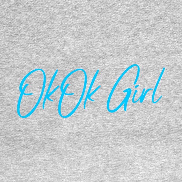 Okok girl Blue Design by Preston James Designs